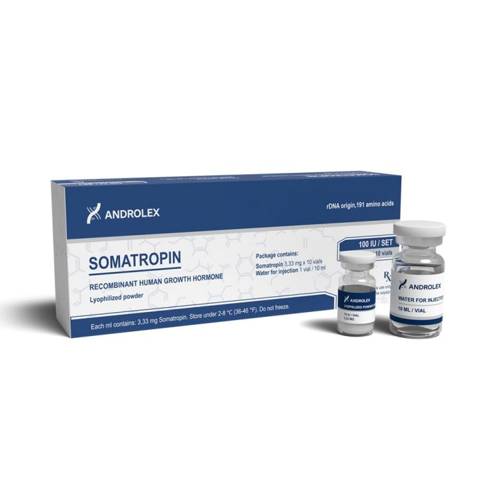 ХГХ Соматропін порошок Андролекс 10 МО (Somatropin HGH Powder) 