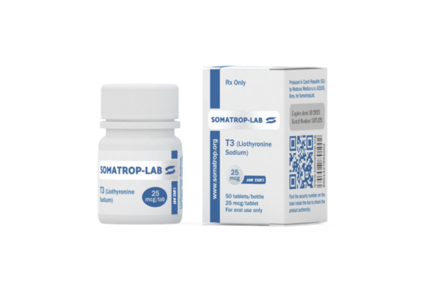 Т3 Лиотиронин Содиум 25 мкг Соматроп-Лаб (T3 (Liothyronine Sodium) Somatrop-Lab)