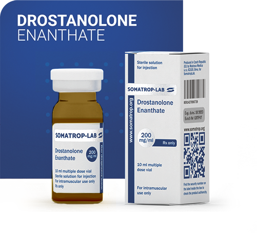 Дростанолон Енантат 200 мг/мл Соматроп-Лаб ( Drostanolone Enanthate Somatrop-Lab)